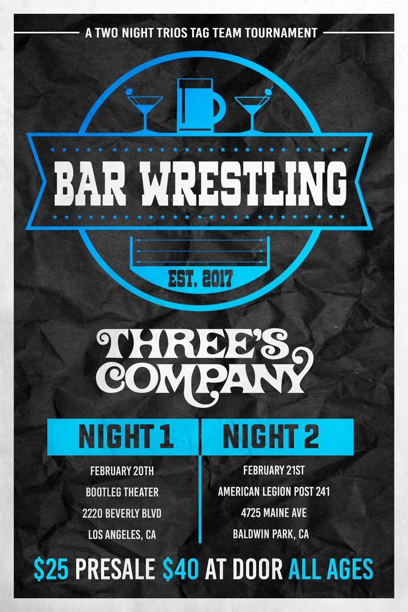 Bar Wrestling 31: Three's Company - Tag 2